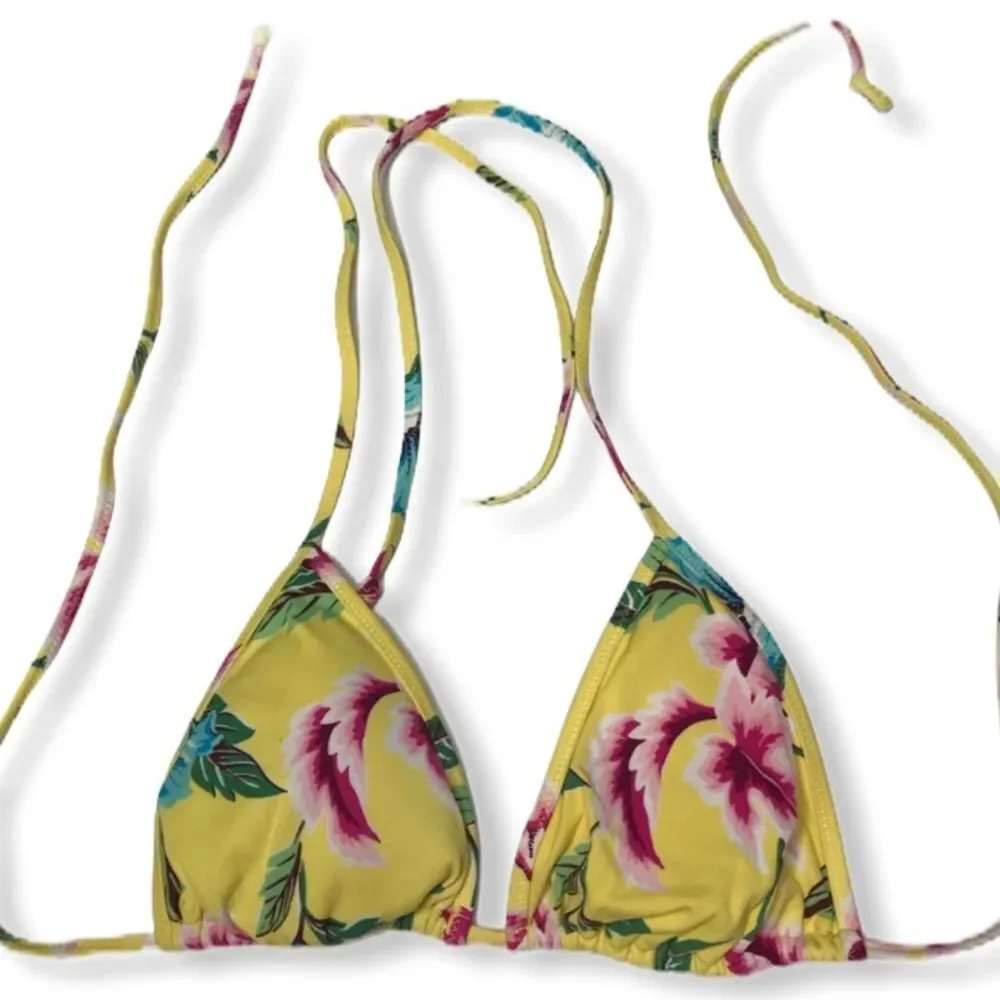 Victoria’s Secret Floral Triangle Bikini Top